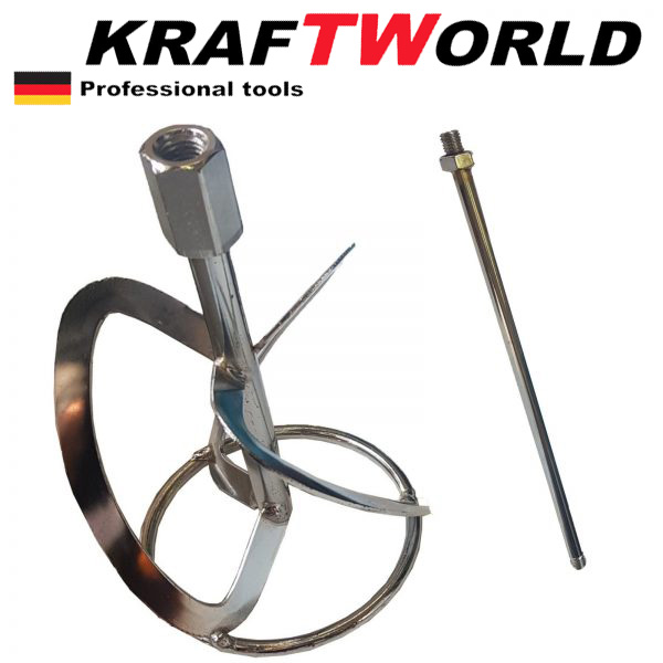 Бъркалка за бетон Kraftworld 2400W (строителен миксер)