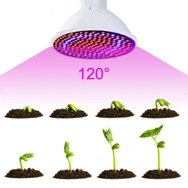 Лампа за растения с 200 LED светлини, 30W 