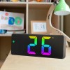 LED часовник с функция будилник, RGB подсветка
