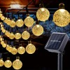 Соларни LED лампички "Кристални сфери"