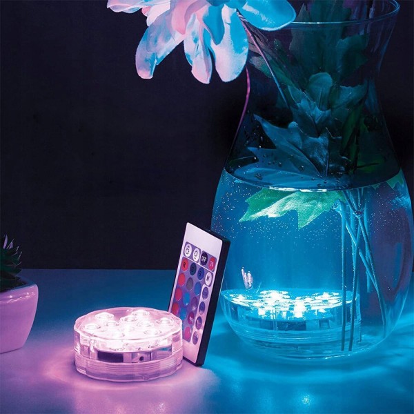 Водоустойчива LED лампа RGB с дистанцинно