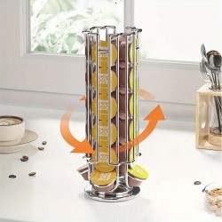 Поставка за капсули Dolce Gusto с въртящ се механизъм