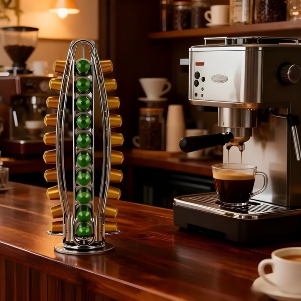 Въртяща се поставка за капсули за кафе – Nespresso 