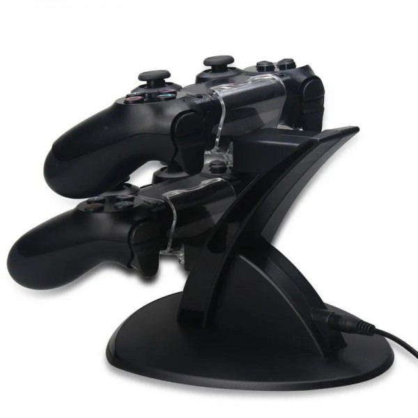 Стойка и зарядно за PS4 джойстици