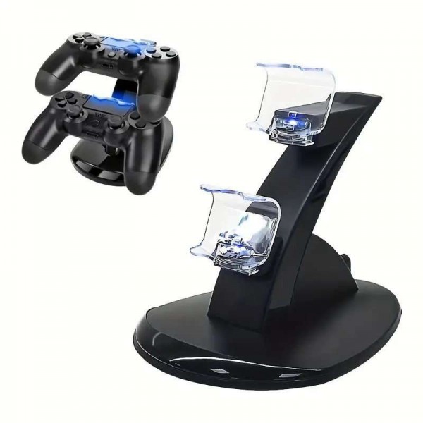 Стойка и зарядно за PS4 джойстици