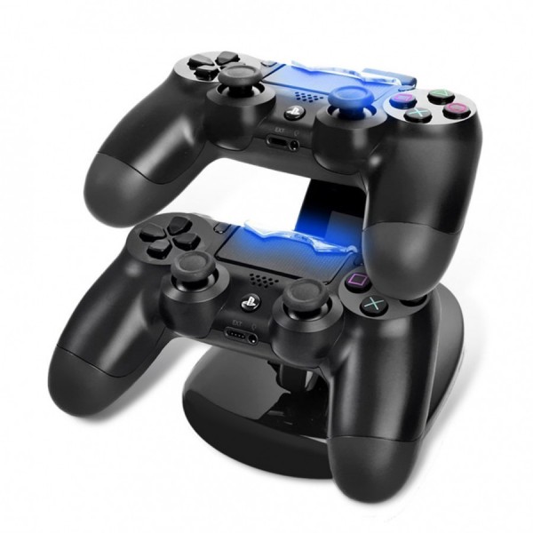 Стойка и зарядно за PS4 джойстици