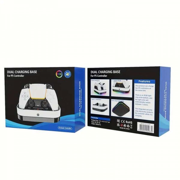 Станция за зареждане на PlayStation 5 контролери (PS5)