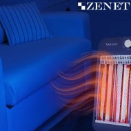 Инфрачервен карбон нагревател за под Zenet 517, Черен, 1000W