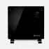 Черен стъклен конвектор Zenet 523, подов и стенен конвектор 1000W